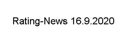 Rating-News 16.9.2020