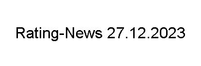 Rating-News 30.12.2021